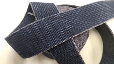 Cotton webbing straps for bags