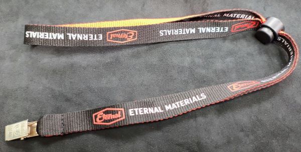 Two tone neck lanyard 