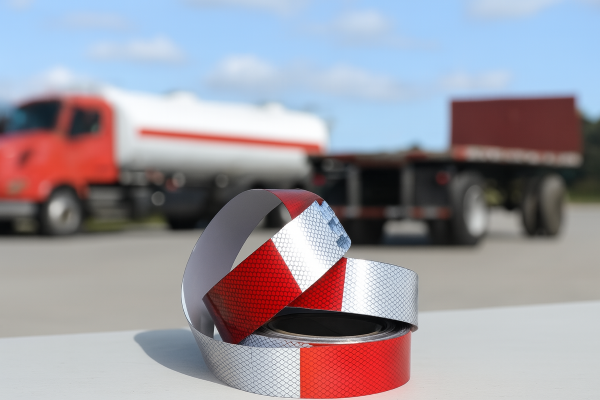 Red White Reflective Tape